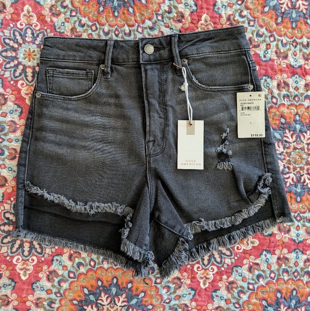Good America Good Curve Jean Shorts